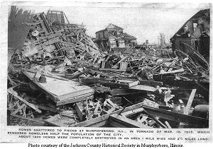 Tri-State Tornado damage Murphysboro, IL (1925)