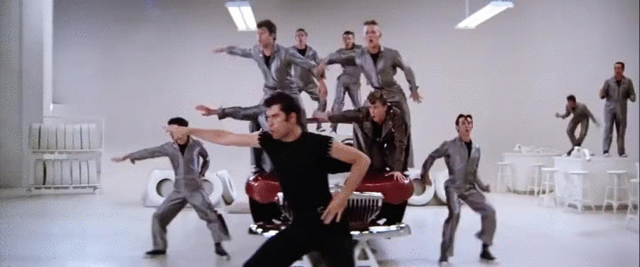 Grease, Paramount Pictures (1978).gif
