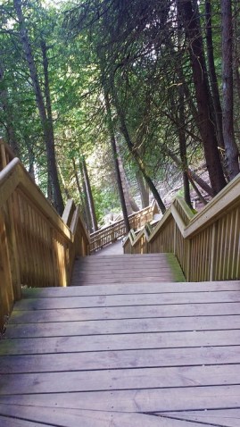Mackinac Island, Stairway to the Arch, Photo by cjverb (2017)