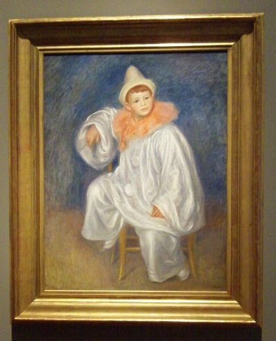 The White Pierrot (c1901-1902), by Pierre-Auguste Renoir