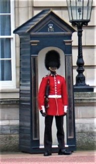 Bearskin Hat, Buckingham Palace Guards, London, Photo by cjverb (2009)