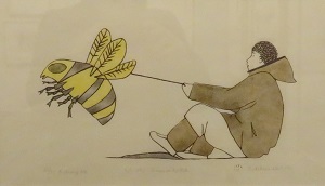 A Strong Bee (1981) by Apitak Sanguya, Dennos Museum Center, Photo by cjverb (2018)