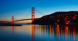 Golden Gate Bridge, Photo courtesy of Pixabay-300px