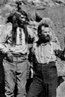 John Wesley Powell with Tau-gu, Chief Paiute (1869), Photo courtesy of Arizona Historical Society, Wikimedia Commons