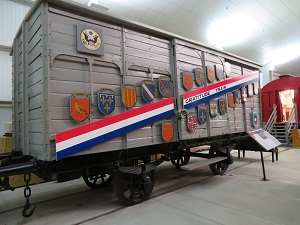 French Gratitude Train, National Railroad Museum, Photo by cjverb (2018)-300px