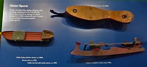 Ice Skates from mid-1800s-1900s, Neville Public Museum, Photo by cjverb (2018)