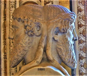 bust of janus, vatican museum, photo by fubar obfusco, wikimedia commons