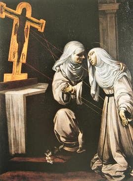 Stigmata, Catherine of Siena (early 1600s) by Rutilio Manetti, Wikimedia Commons