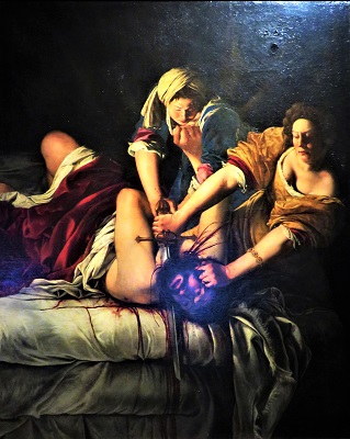 Judith Beheading Holofernes (c1620-1621) by Artemisia Gentileschi, Uffizi, Photo by cjverb (2019)
