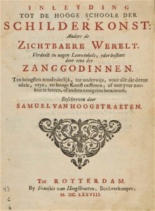 Inleyding tot de Hooge Schoole der Schilderkonst (1678) by Samuel van Hoogstraten, University Library Radboud University, Wikimedia Commons